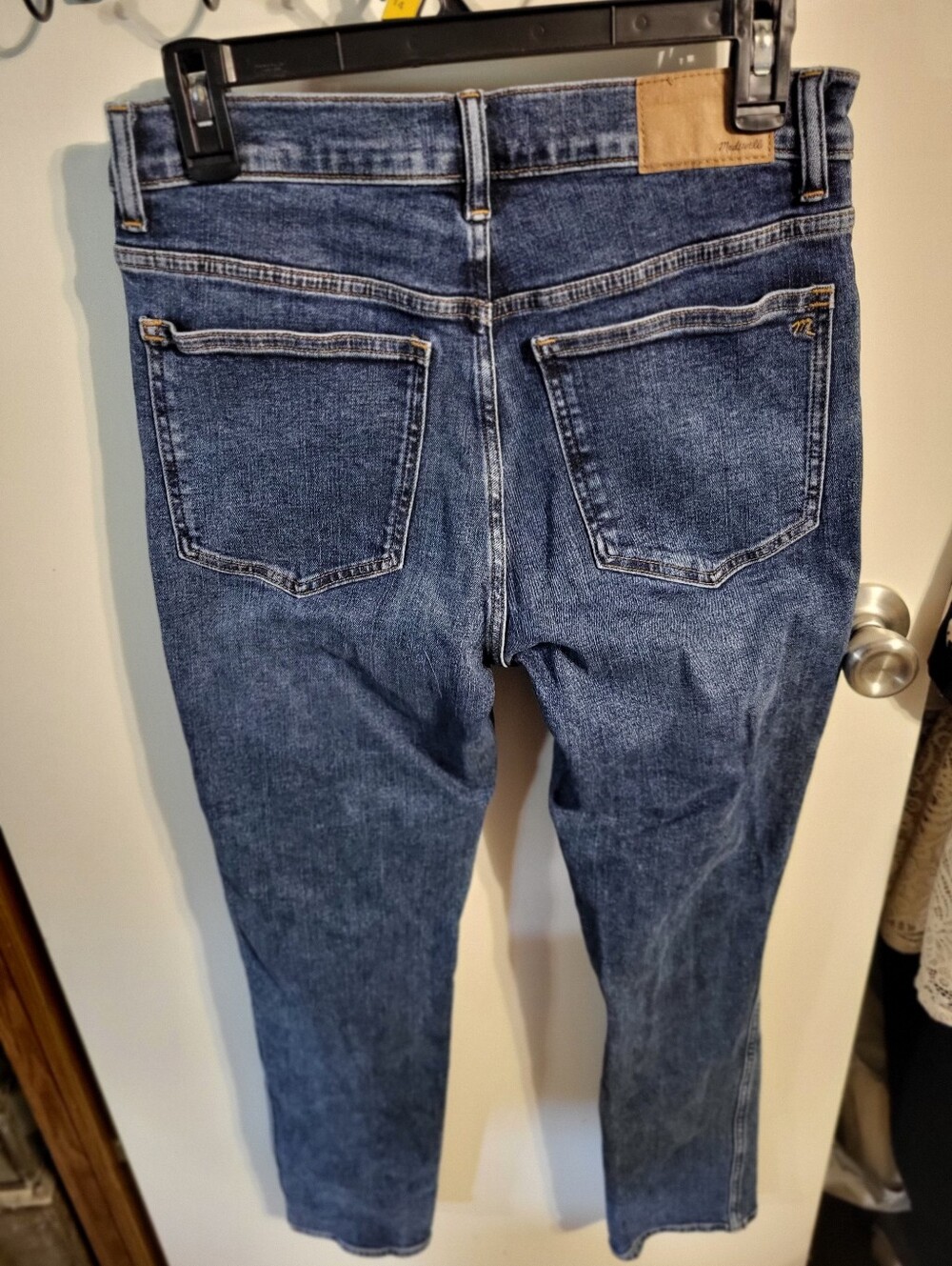 Madewell Mid-Rise Stovepipe Jeans Size 28 Brinton Wash - Picture 2 of 9